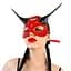 Кожаная маска Art of Sex - Lucifer Red&Black Art of Sex SO9813 99739 - миниатюра 3