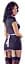 Костюм покоївки Cottelli Collection Costumes Maid's L чорний - мініатюра 5