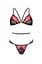 Комплект белья Passion Peonia Set S/M red бра трусики - миниатюра 3