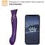 Смарт-вибратор 3 в 1 Zalo Queen Twilight Purple пульсирующая жемчужина и вакуум кристалл Swarovski - миниатюра 2