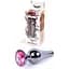 Анальна пробка Boss Of Toys Boss Series - Jewellery Dark Silver Butt Plug Pink, BS6400053, Срібний / Яскраво-рожевий - мініатюра 7