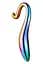 Фаллоимитатор Glamour Glass Elegant Curved 18 см мульти - миниатюра 5