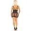 Бодістокінг Leg Avenue Heart Net Mini Dress One Size Black - мініатюра 4