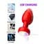 Анальна пробка що світиться з вібрацією БЕЗ Д/К Light Anal Plug 4,4*9,8 см зелений — Анальні іграшки - мініатюра 6