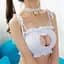 Костюм кішечки еротичний аніме косплей Hello Kitty з вирізами та вишивкою XS/S/M білий - мініатюра 1