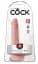Фалоімітатор King Cock 6" Cock With Balls 17 см тілесний - мініатюра 2