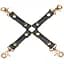 Фіксатор Liebe Seele Dark Candy Hogtie With Gold Hardware чорний - мініатюра 1