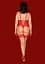 Панчохи Obsessive Blossmina 4XL/5XL червоний - мініатюра 4