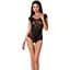 Бодистокинг Passion BS064 black боди закрытое плечо S/M/L - миниатюра 1