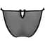 Напівпрозорі трусики з підвіскою Obsessive Ivannes panties Black S/M, чорні - мініатюра 2