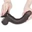 Фалоімітатор Sliding-Skin Dual Layer Dong 9 23 см (коричневий) - мініатюра 8