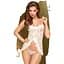 Комплект білизни Penthouse Lingerie Flawless Love L/XL білий - мініатюра 1