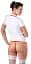 Еротичний костюм Cottelli Costumes Nurse Outfit, S (білий) - мініатюра 2