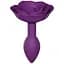 Силиконовая анальная пробка Love To Love Open Roses S size Purple Rain - миниатюра 1