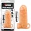 Насадка на пеніс Super Me Vibrating Warrior Sleeve 14 см тілесний - мініатюра 1