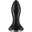 Анальная смарт-вибропробка с жемчужным массажем Satisfyer Rotator Plug 1+ Черная - миниатюра 6