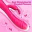 Вібратор Кролик для жінок силіконовий Satisfyer 22 см фуксія довжина - мініатюра 3