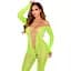 Бодістокінг Leg Avenue Crotchless Footless Lingerie Bodystocking One Size Neon Green - мініатюра 3