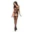 Бодистокинг Passion BS050 комбинезон имитация чулок и пояса S/M/L black - миниатюра 3