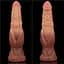 Фалоімітатор Dual-Layered Silicone 9.5" Nature Cock 24.5 см коричневий - мініатюра 13