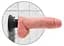 Вібратор King Cock Vibrating Cock With Balls 20.3 см (тілесний) - мініатюра 8