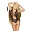 Боди Penthouse Runway Queen Black вырез на спине плетение в зоне декольте и на спинке XL - миниатюра 2