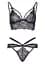 Leg Avenue Leg Avenue Strappy bralette and g-string Black L - миниатюра 5