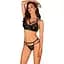 Эротический комплект под латекс со стрепами Obsessive Bagirela 2-pcs Set S/M - миниатюра 1