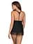 Комплект білизни Obsessive Chiccanta Babydoll S/M чорний - мініатюра 2