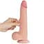 Фаллоимитатор Sliding-Skin Dual Layer Dong 8.5'' 22 см телесный - миниатюра 4