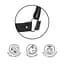 Портупея Bijoux Indiscrets MAZE - H Harness Black - мініатюра 5