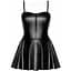 Сукня Noir Handmade F308 Dreamer wetlook corset Mini dress With front zipper - M - мініатюра 1