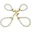Жемчужные наручники и поножи Lockink Pearl Bondage & RestRaint Set - миниатюра 1