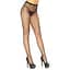 Колготки Leg Avenue Rhinestone micro net tights One size Black дрібна сітка стрази - мініатюра 1