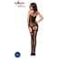 Бодістокінг Passion BS056 Black, комбінезон, імітація панчох - мініатюра 4