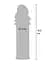 Насадка на пеніс ToyJoy Power Stud Sleeve 15.5 см (блакитний) - мініатюра 2