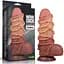 Фаллоимитатор Dual-Layered Silicone Nature Cock 9.5'' 24.5 см коричневый - миниатюра 1
