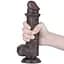 Фаллоимитатор Lovetoy Sliding-Skin Dual Layer Dong 8apos;apos; 20.8 см (черный) - миниатюра 11
