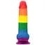Фаллоимитатор LoveToy Prider Dildo 7.5" 19.5 см радужный - миниатюра 2