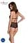 Сетчатое боди с кружевным лифом Passion DELIENA Body S/M black - миниатюра 2