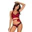 Комплект білизни Obsessive Sensuelia L/XL червоний - мініатюра 1