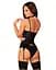 Корсет Obsessive Lingerie-Brasica M/L чорний - мініатюра 2