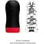 Мастурбатор Tenga Air-Tech Twist Tickle Red - миниатюра 3