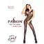 Бодистокинг Passion BS020 Black, комбинезон, фантазийный узор - миниатюра 5