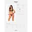 Мереживні трусики із заниженою талією Obsessive Estiqua panties M/L, чорні - мініатюра 7