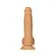 Фалоімітатор Addiction Dual Density Silicone Dildo Caramel 8″, присоска, діаметр 4,3 см, вібропуля - мініатюра 2