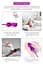Набір вагінальних кульок Foxshow Kegel Balls Set, 3 шт., фіолетовий - мініатюра 13