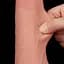 Фаллоимитатор Sliding-Skin Dual Layer Dong 8.5'' 22 см телесный - миниатюра 11