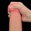 Фалоімітатор LoveToy Sliding-Skin Dual Layer Dong King Sized 34 см тілесний - мініатюра 9