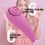 Пульсатор для клітора плюс вібратор FeelzToys FemmeGasm Tapping & Tickling Vibrator Pink - мініатюра 5
